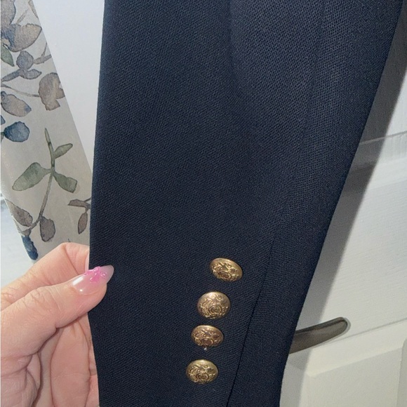 Lauren by Ralph Lauren Women’s Midnight Blue Jacket with Gold Accents size 6 - Picture 6 of 7